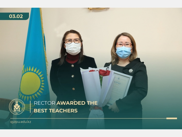 Rector awarded the best teachers