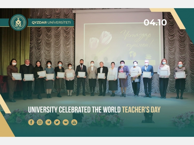 University celebrated the World Teacher's Day