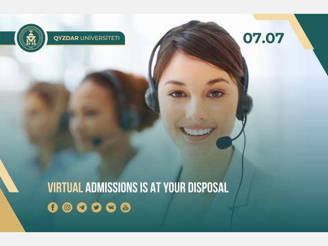 Virtual Admissions is at your disposal