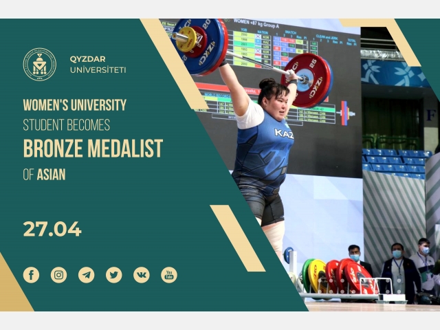 Women's University student becomes bronze medalist of Asian championship