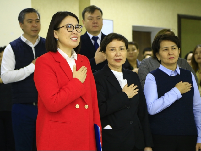 Opening of a plaque in memory of the first female rector took place at QYZPU
