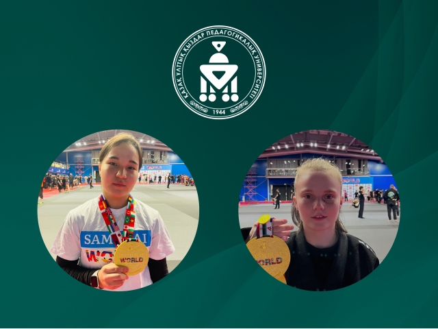 QyzPU Students Become World Champions in Grappling