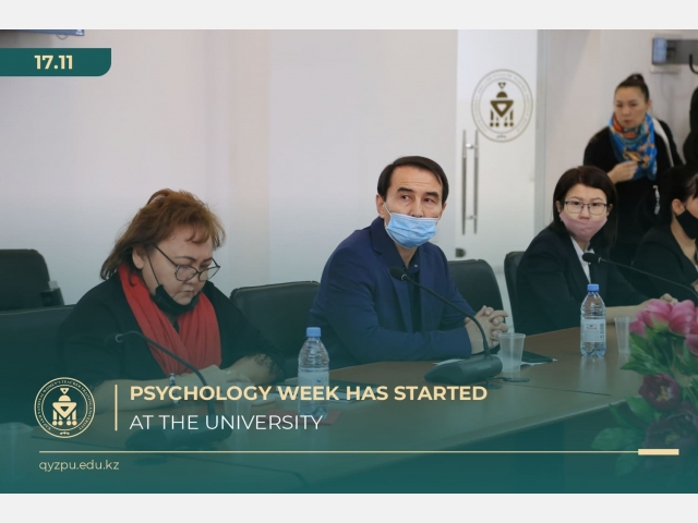 Psychology Week has started at the university