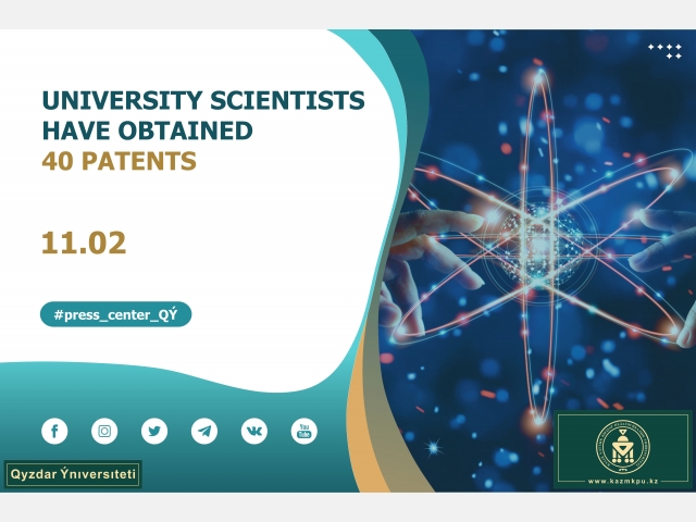 University scientists have obtained 40 patents