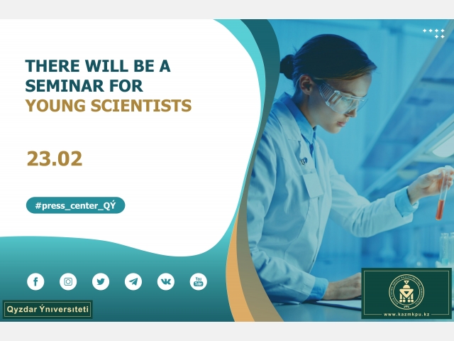 There will be a seminar for young scientists