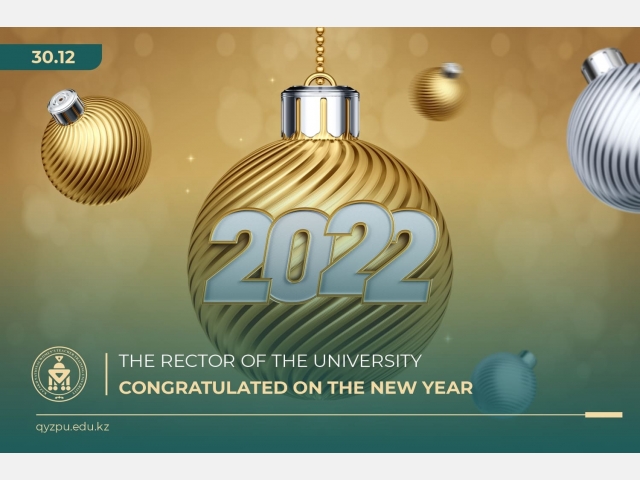 The rector of the University congratulated on the New Year