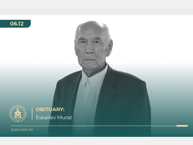 OBITUARY: Eskaliev Murat