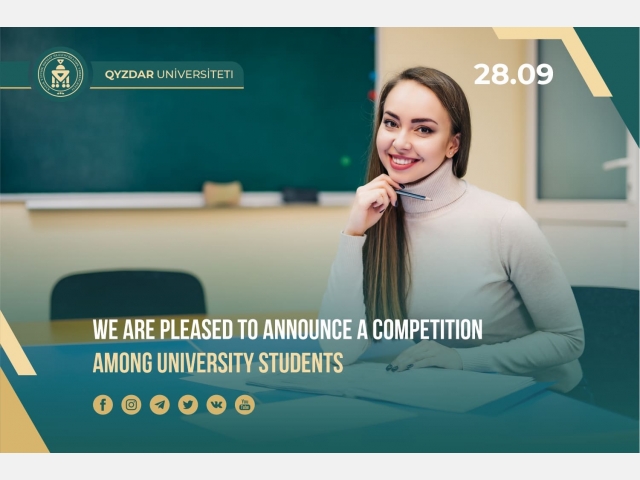 We are pleased to announce a competition among university students