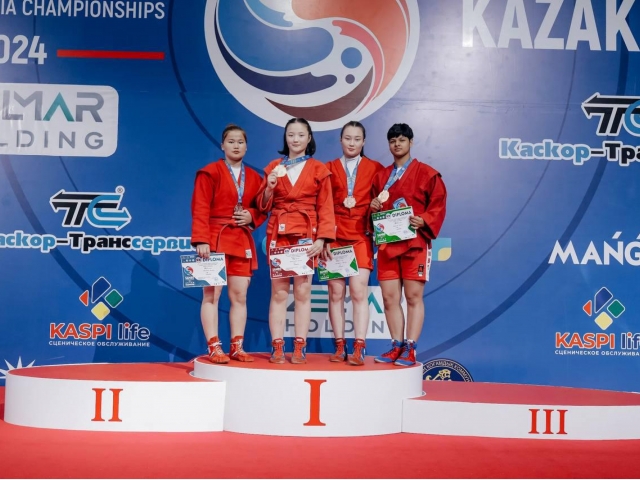 Самбо күресінен Азия мен Океания чемпионатының 1 орын иегері
