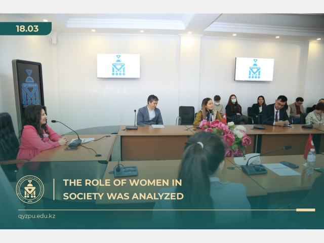 The role of women in society was analyzed