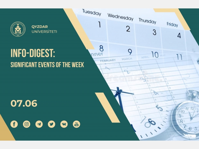 Info-Digest: Significant events of the week. №14