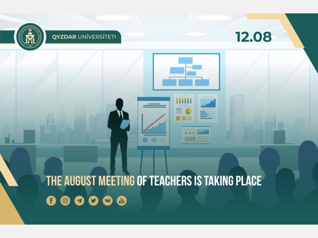 The August meeting of teachers is taking place